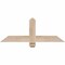 Ekena Millwork Eugene Smooth Timber Gable Bracket, Douglas Fir, 36"W x 13"H x 1 1/2"D x 3 1/2"F, 9/12 Pitch GBW036X13X0204EUG00SDF - alternate 1
